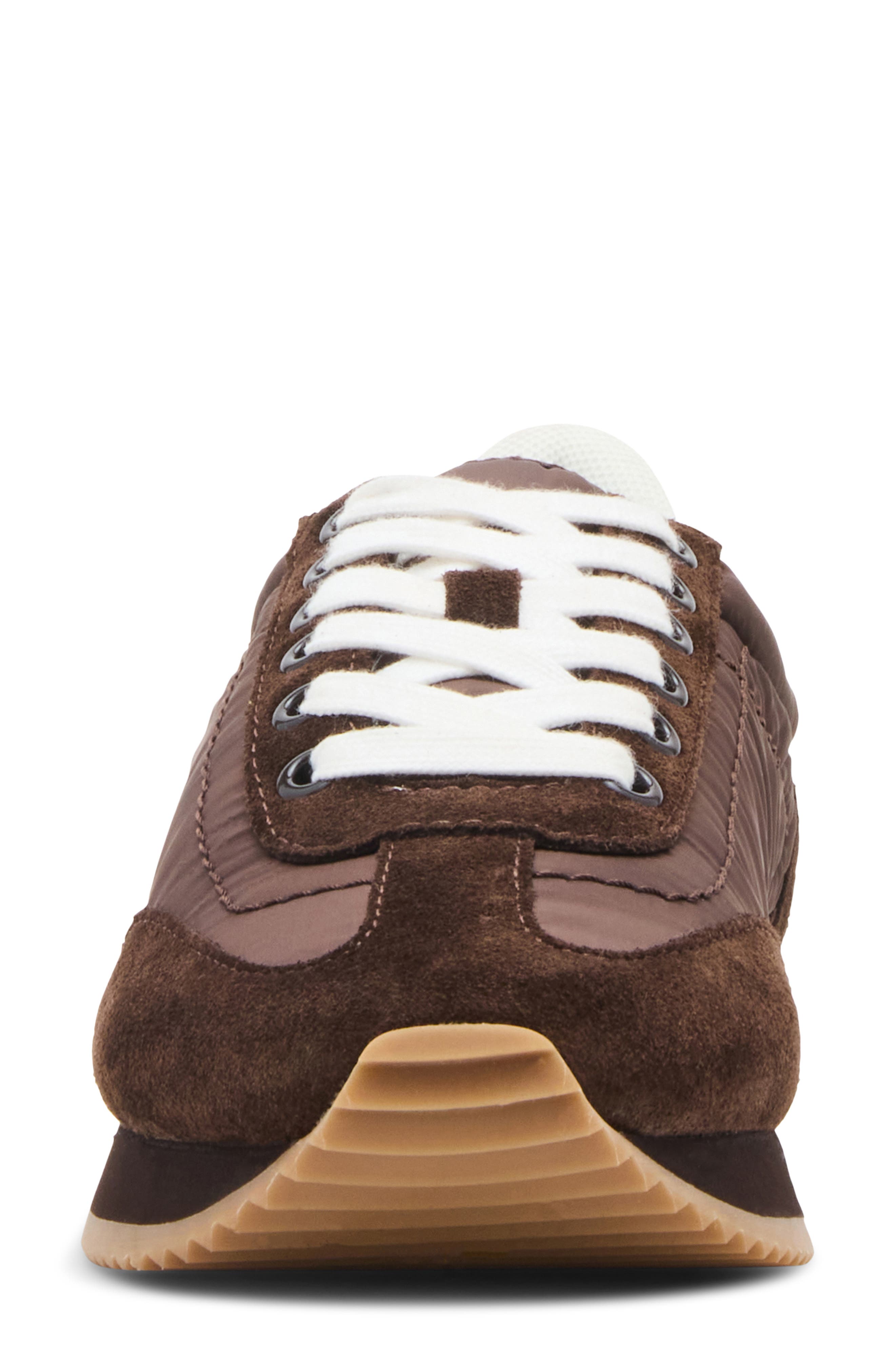 Ersula Low Profile Waterproof Sneaker, Alternate, color, JAVA NYLON