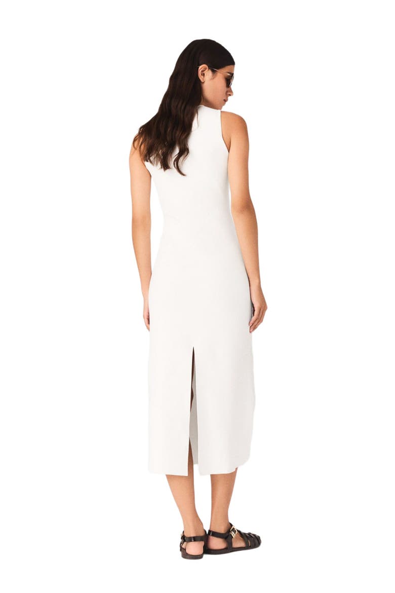 Beaded embroidered floral dress, Alternate, color, White