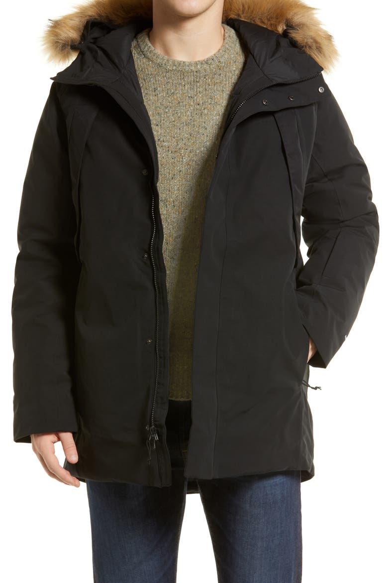 New Outerboroughs Waterproof 550-Fill-Power Down Parka, Main, color, TNF BLACK