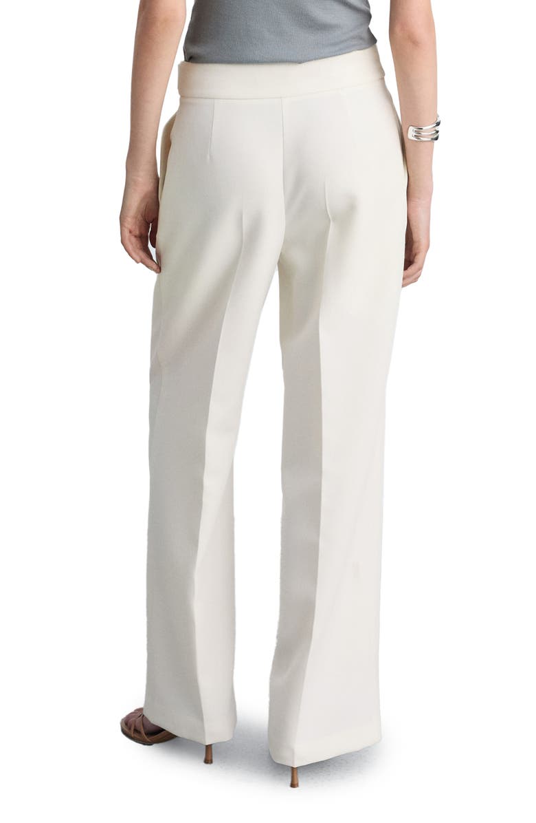 MANGO Cinto Belted Straight Leg Pants, Alternate, color,