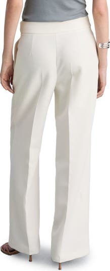 MANGO Cinto Belted Straight Leg Pants | Nordstrom