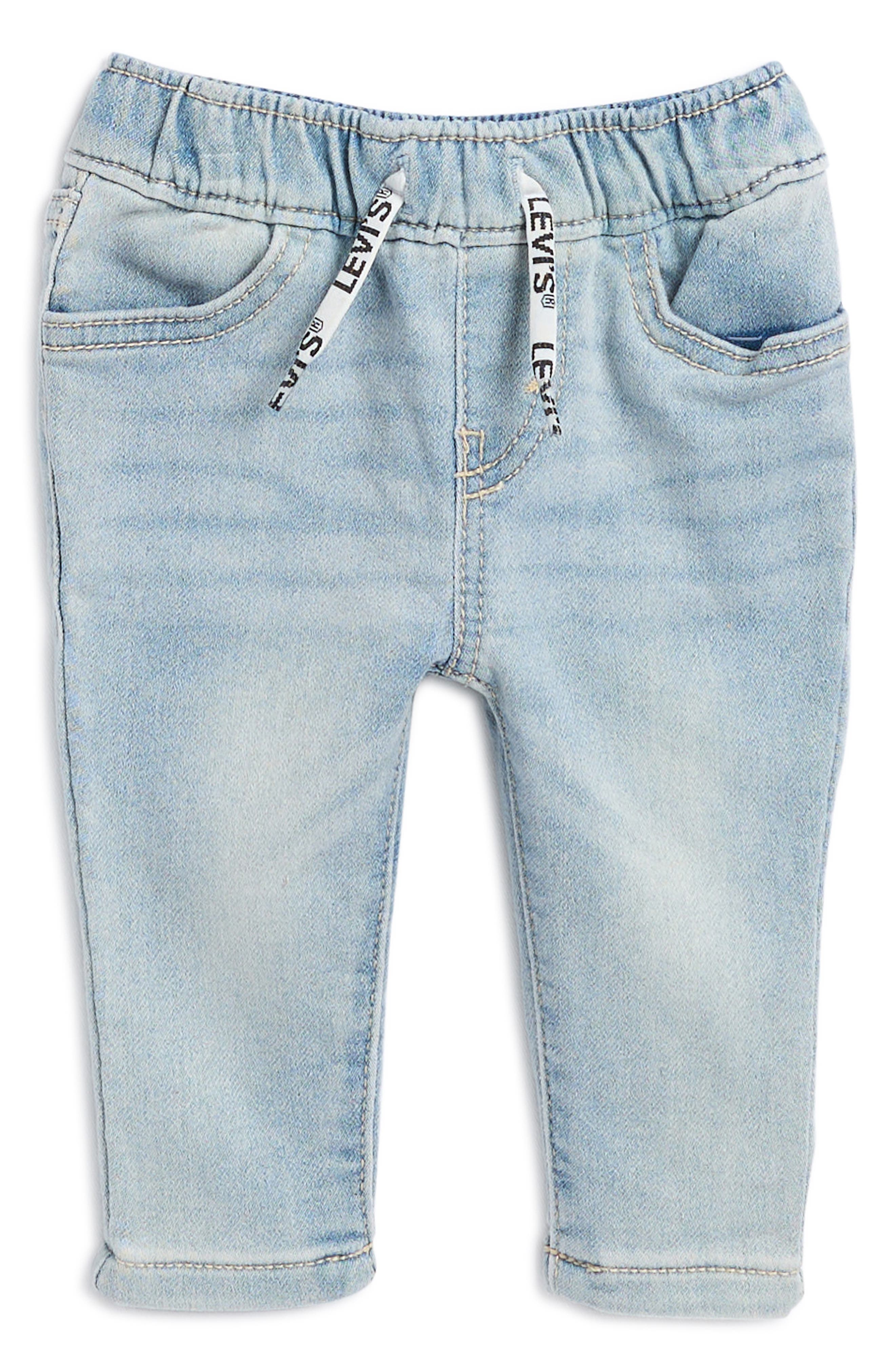 Skinny Taper Pull-On Jeans