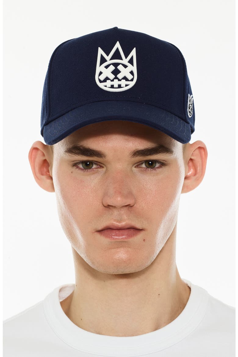 Logo Trucker Hat, Main, color, MIDNIGHT BLUE