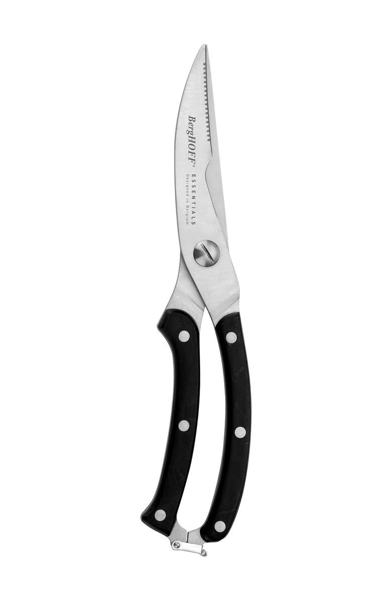 BergHOFF Essential Stainless Steel Triple Riveted/ABS Handle Poultry Shears, Main, color, 