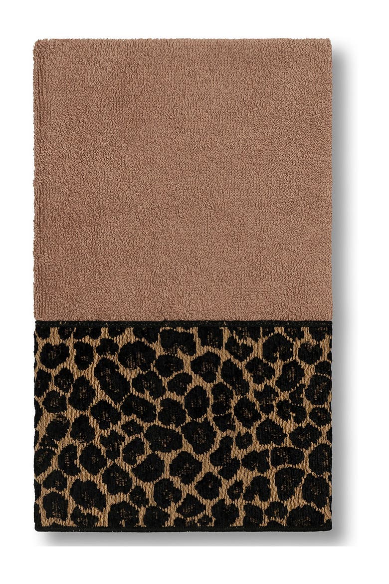 Spots Embellished Hand Towel - Latte, Main, color, LATTE