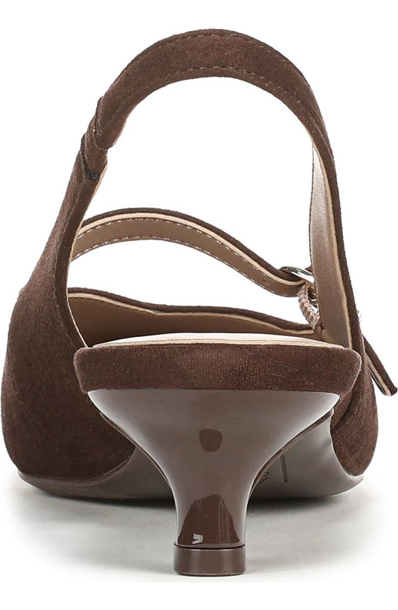 Naturalizer Grayson Mary Jane Kitten Heel Pump - Wide Width Available, Alternate, color, Chocolate Brown Fabric