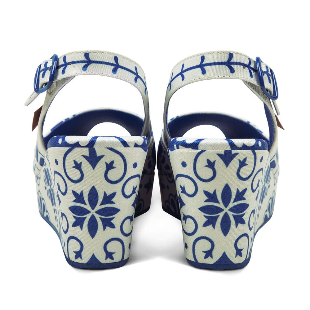 Hot Chocolate Design Talavera Women's Wedge Sandals, Alternate, color, 