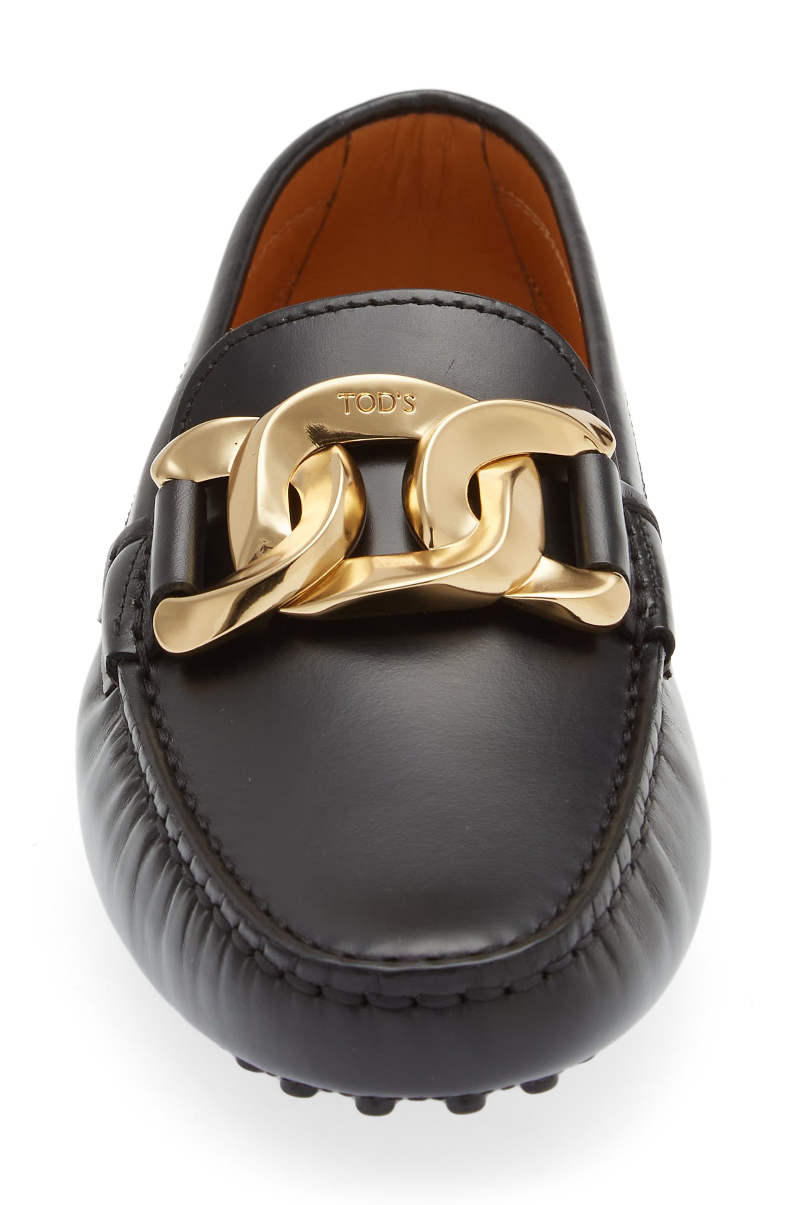 Tod's Kate Chain Driving Loafer, Alternate, color, 