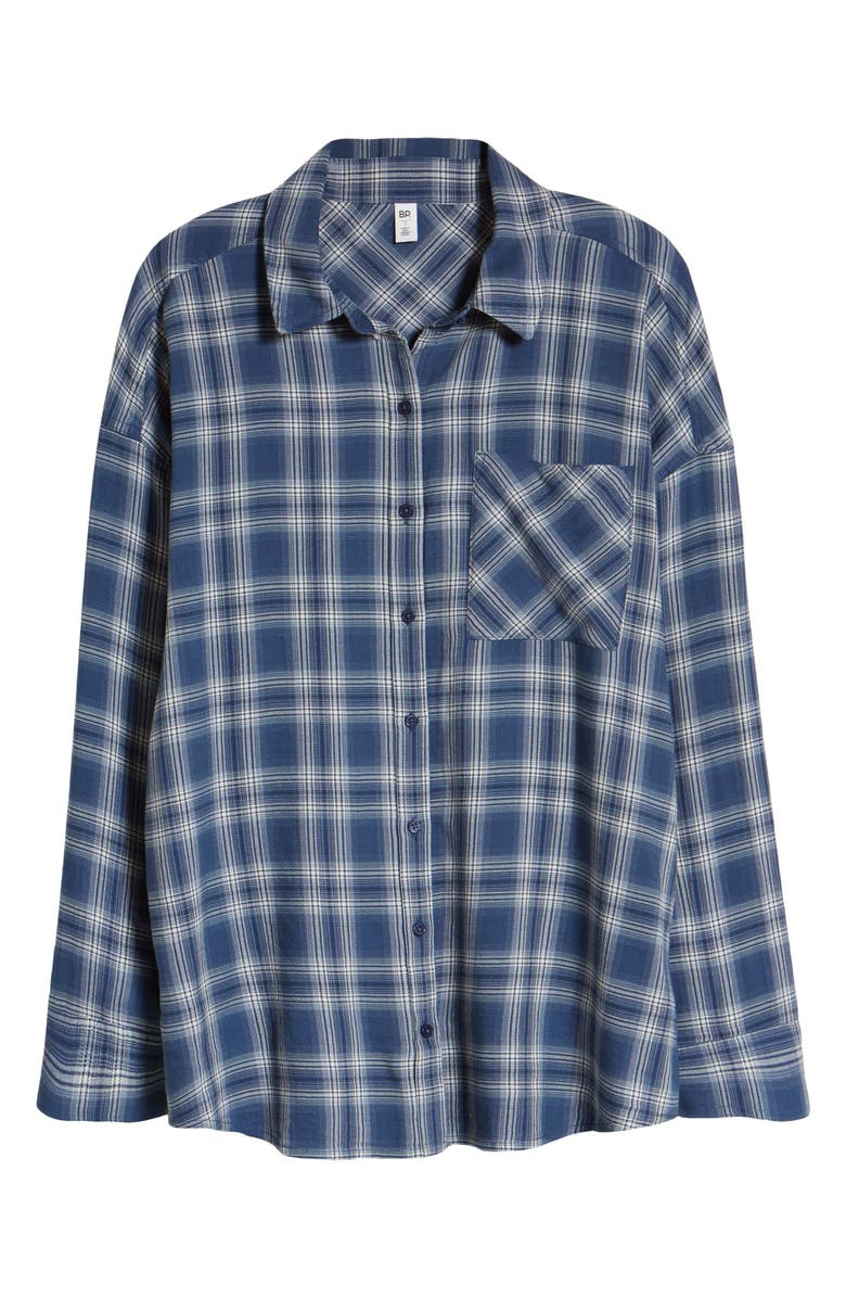 BP. Plaid Flannel Shirt, Alternate, color, 