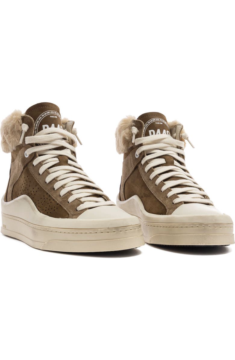 P448 Rail Teddy Boot Sneaker, Alternate, color, Coco/Fur