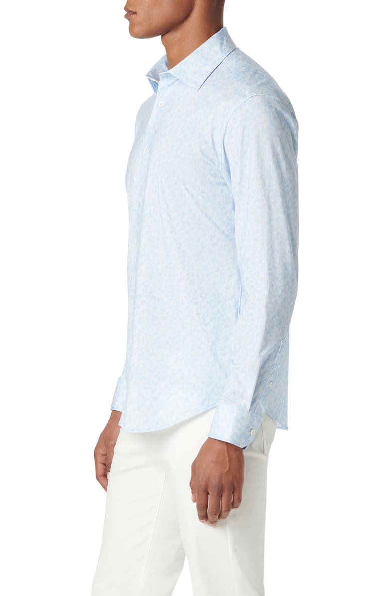 Bugatchi James OoohCotton<sup>®</sup> Abstract Print Button-Up Shirt, Alternate, color,