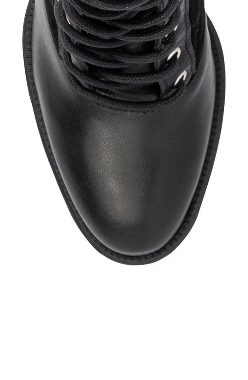 Aquatalia Iole Quilted Lace-up Bootie In Black