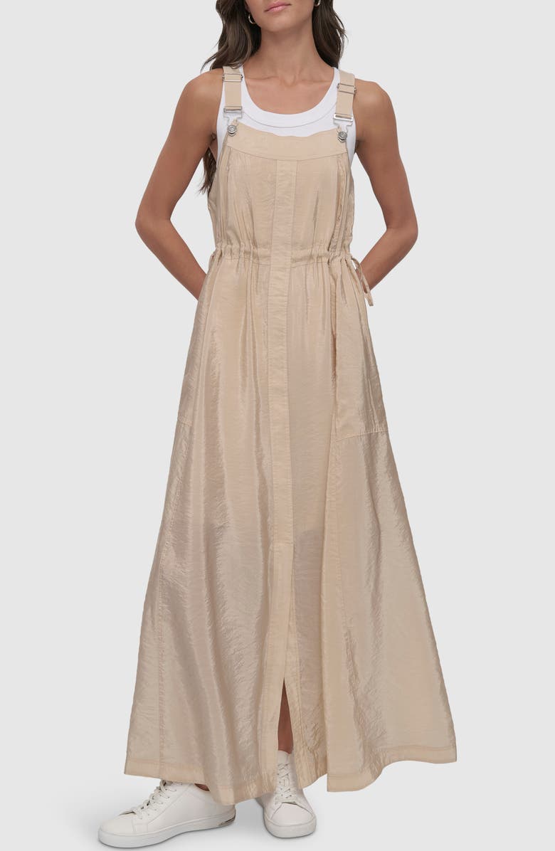 DKNY Overall Maxi Dress, Main, color,
