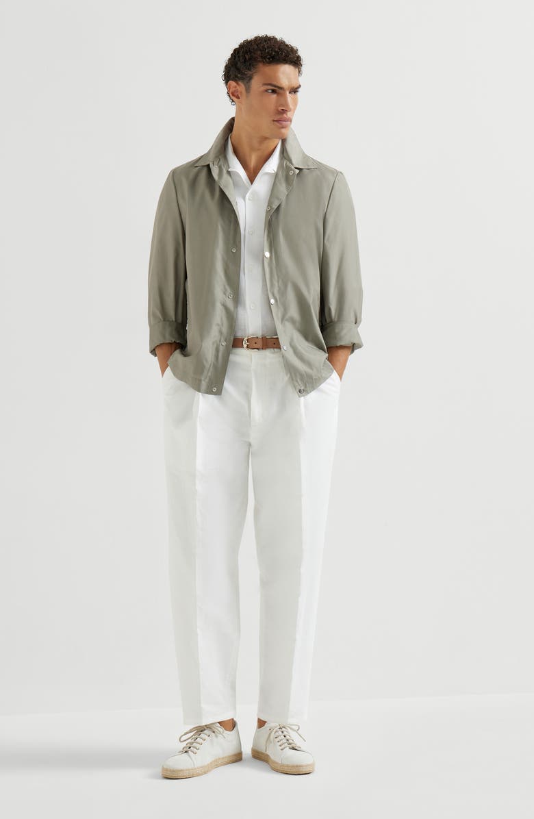 Brunello Cucinelli Short sleeve shirt, Alternate, color, White