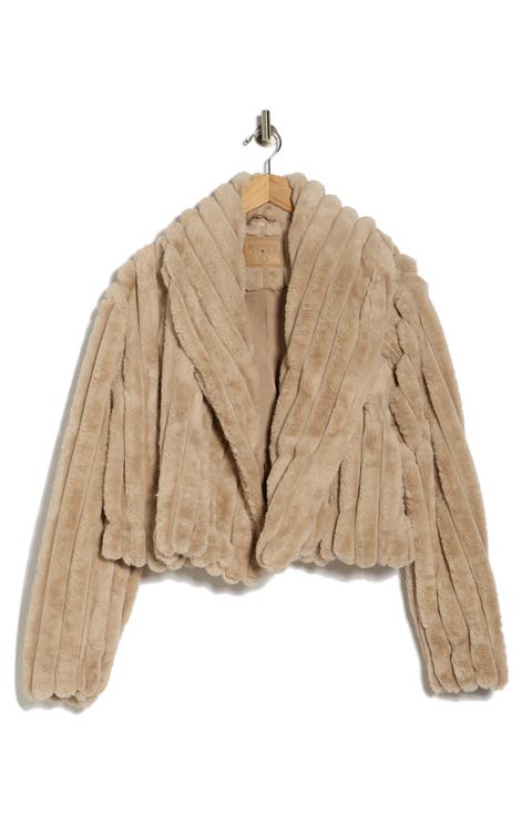 Faux Fur Crop Jacket