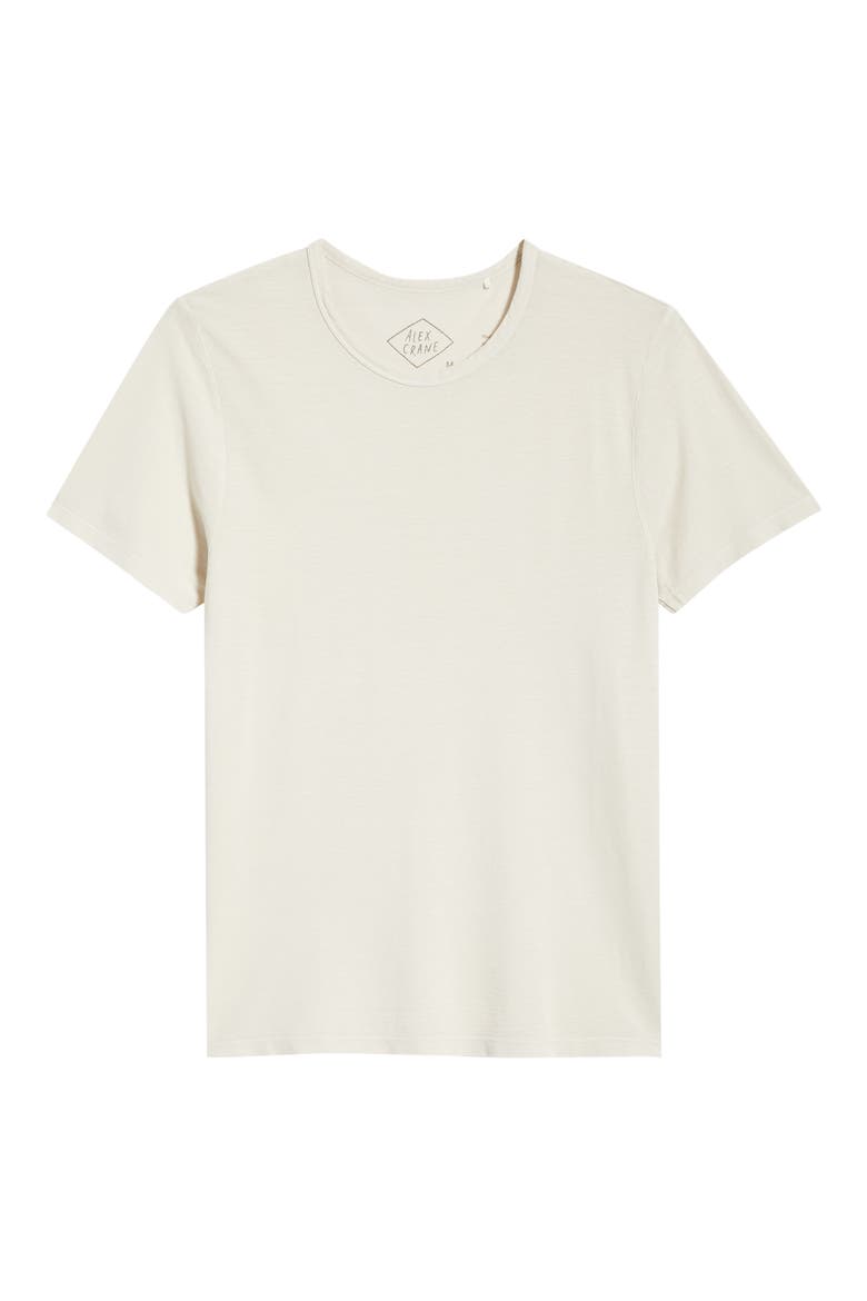 Organic Cotton Crewneck T-Shirt, Alternate, color, CREAM