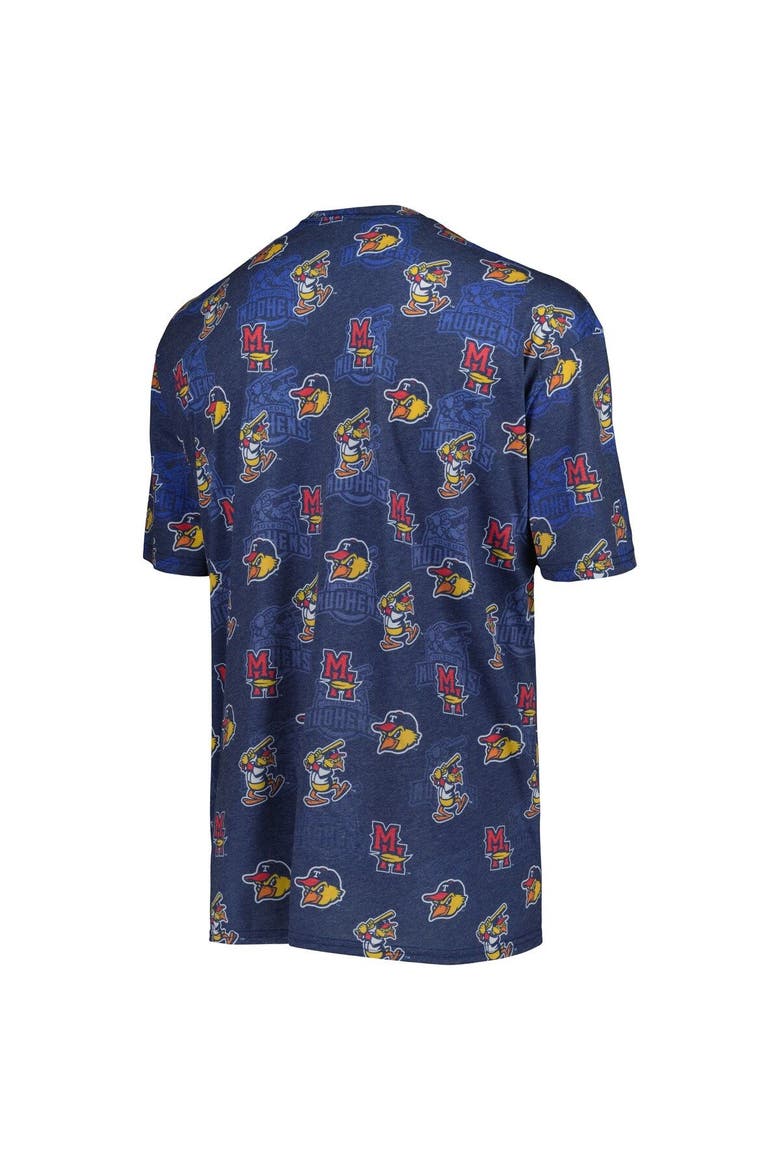 Men's Royal Toledo Mud Hens Allover Print Crafted T-Shirt, Alternate, color, Royal