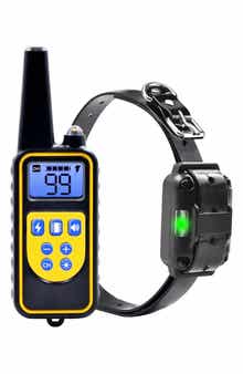 Barkshield LED 1-to-3 Dog 900-Yard Range 7-Level Vibration and Sound Training Dog Collar