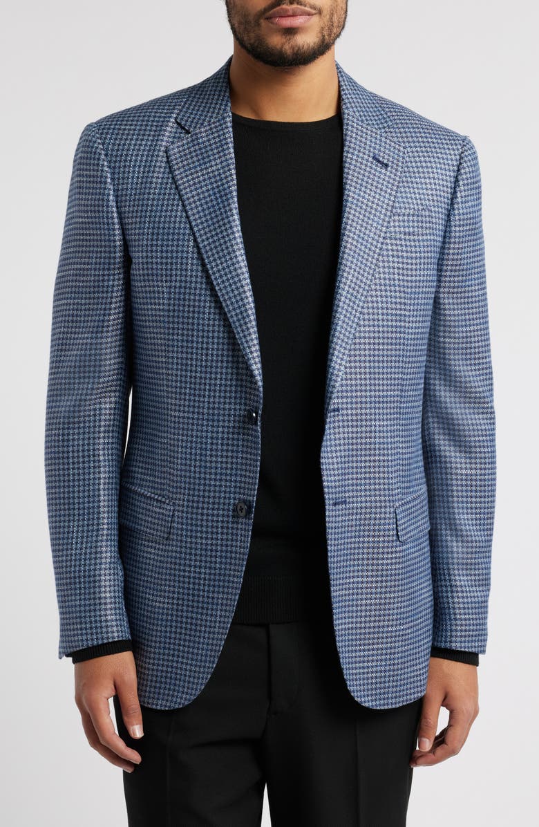 Emporio Armani Houndstooth Sport Coat, Main, color, 