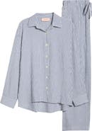 Papinelle Sabine Stripe Seersucker Pajamas