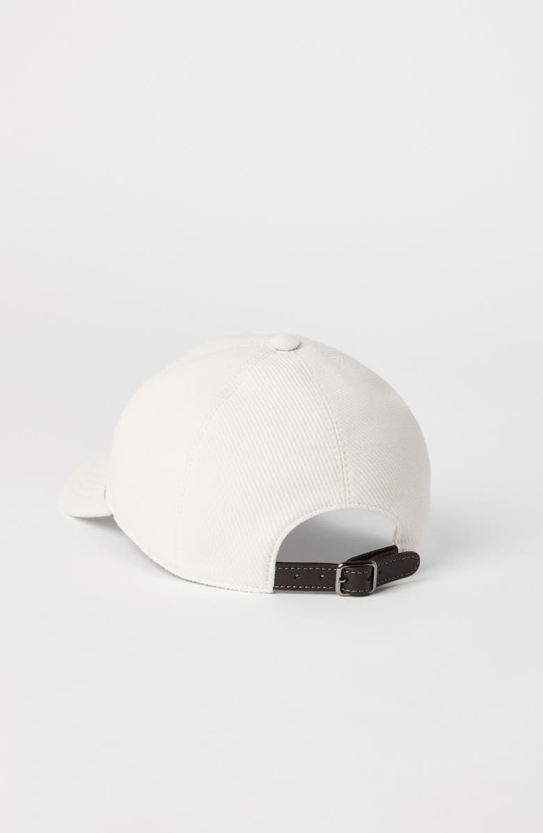 Brunello Cucinelli Baseball Cap with monili, Alternate, color,