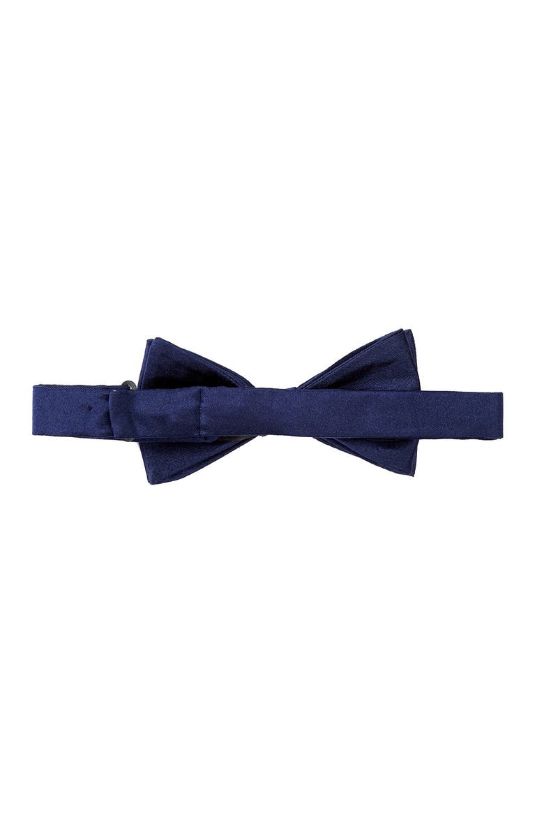 Dover Solid Pre-Tied Bow Tie, Alternate, color, NAVY