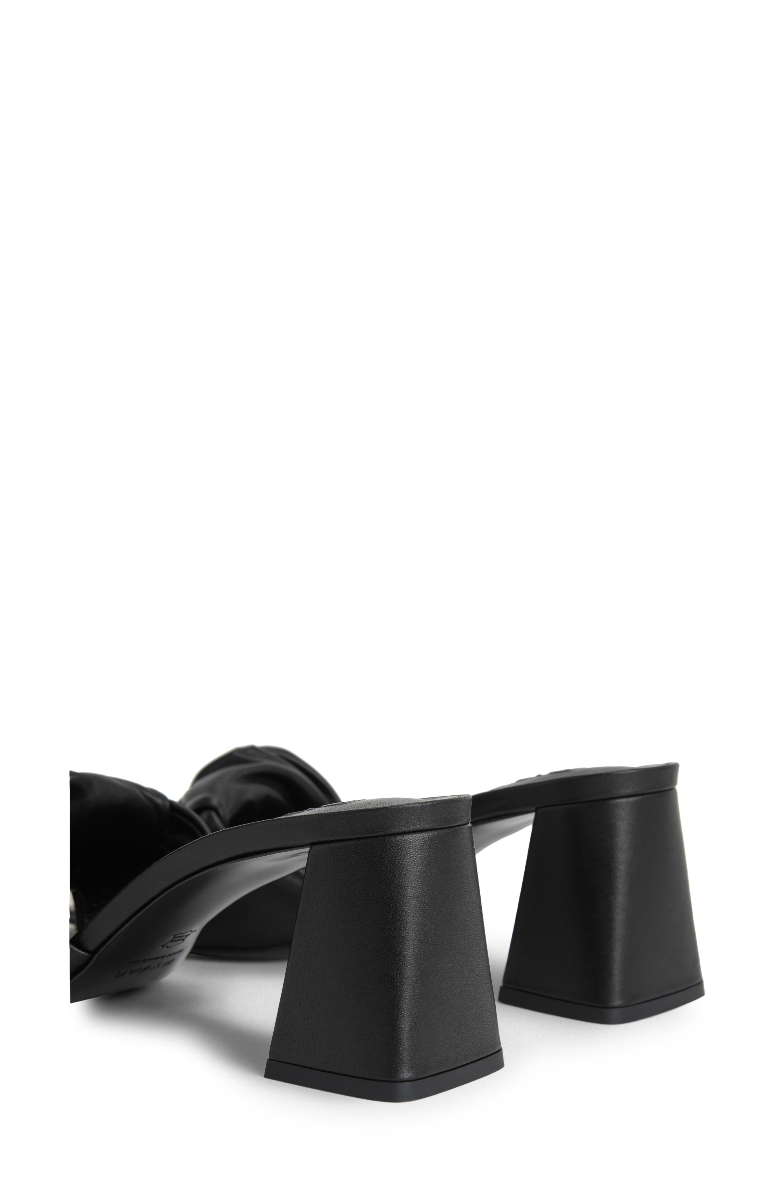 By Far Lamar Twist Square Toe Slide Sandal, Alternate, color, 