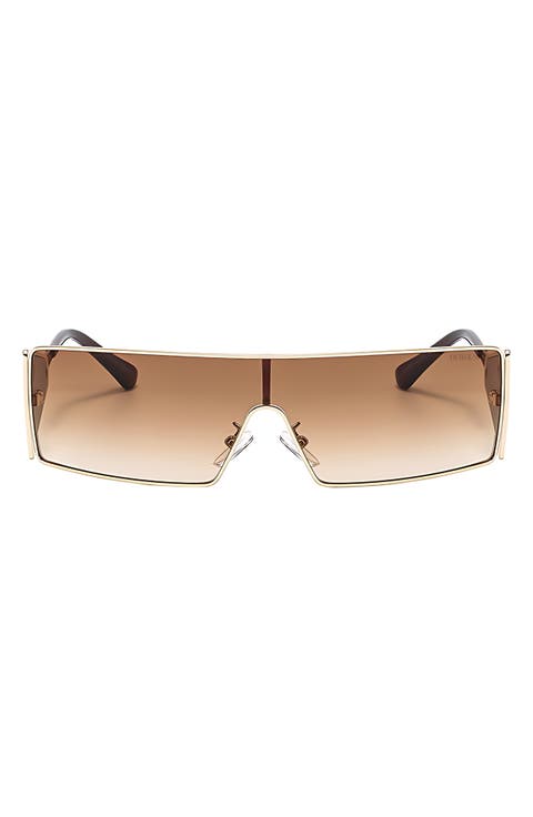 Paloma 65mm Oversize Shield Sunglasses