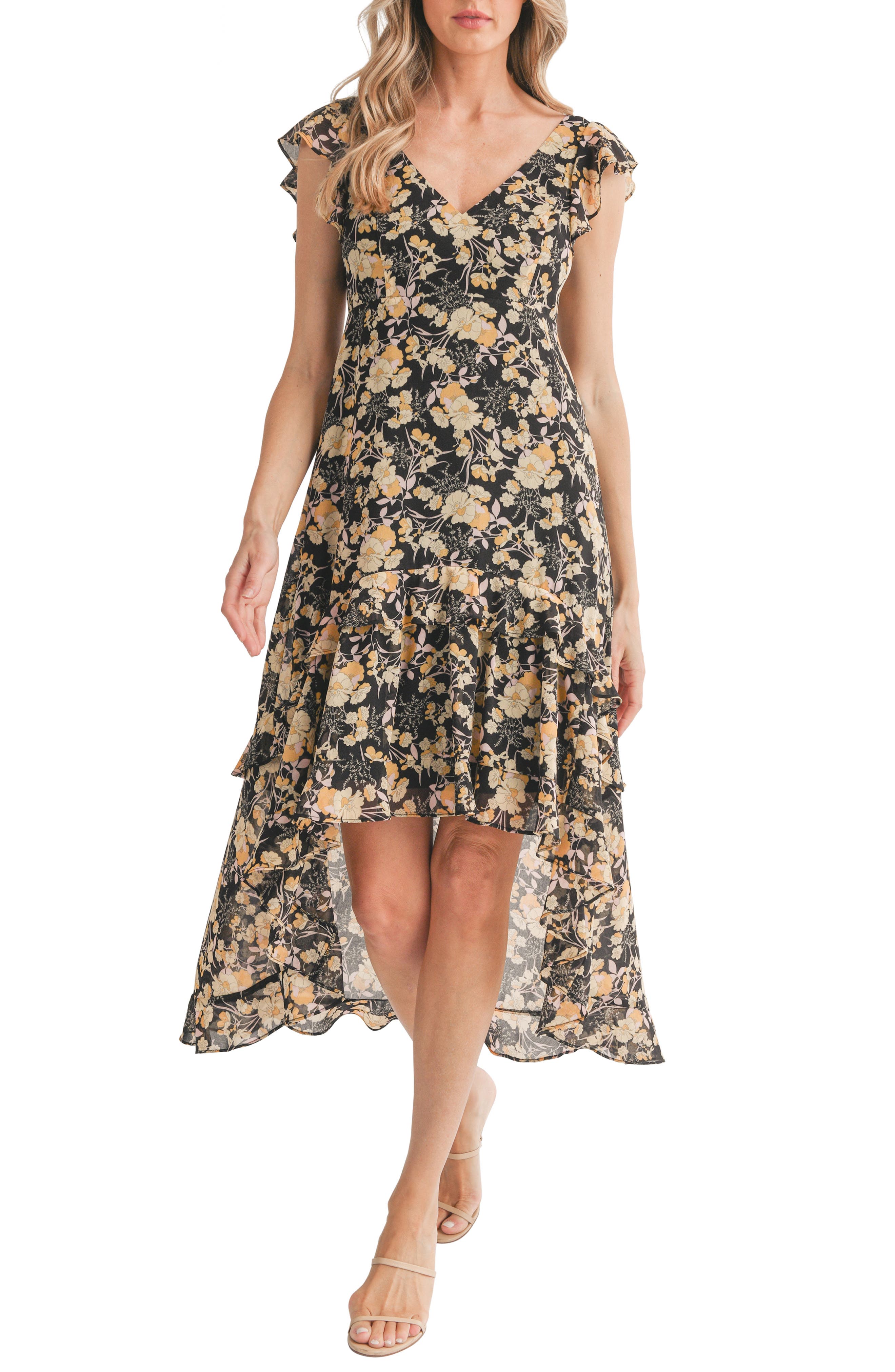 Lush High Low Midi Dress (Women) | Nordstromrack