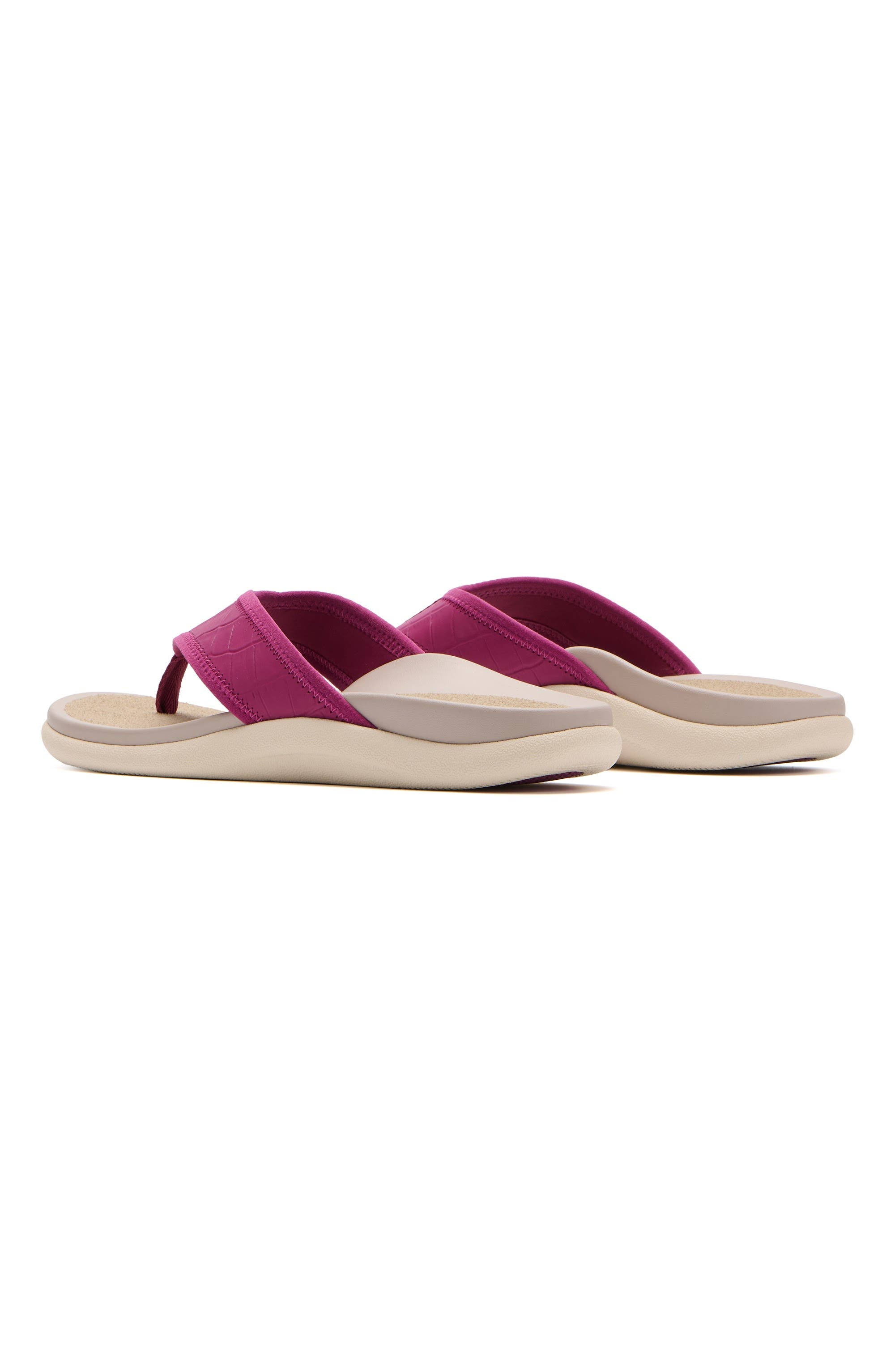 Laguna Sandal, Alternate, color, Raspberry - Regular