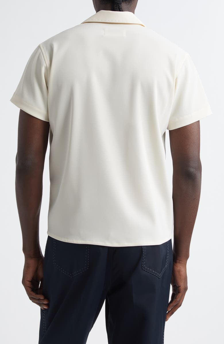 Second Layer Avenue Camp Shirt, Alternate, color, White 0053