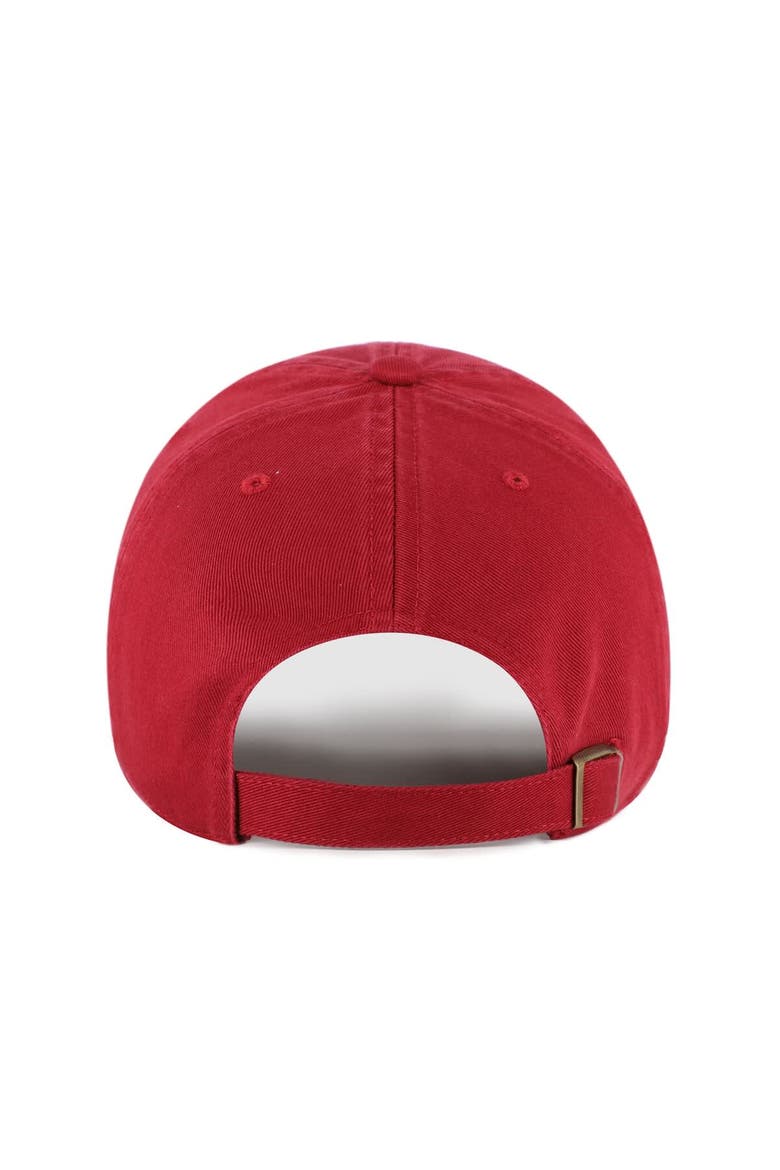 Men's '47 Red Louisville Cardinals Clean Up Adjustable Hat, Alternate, color, Red