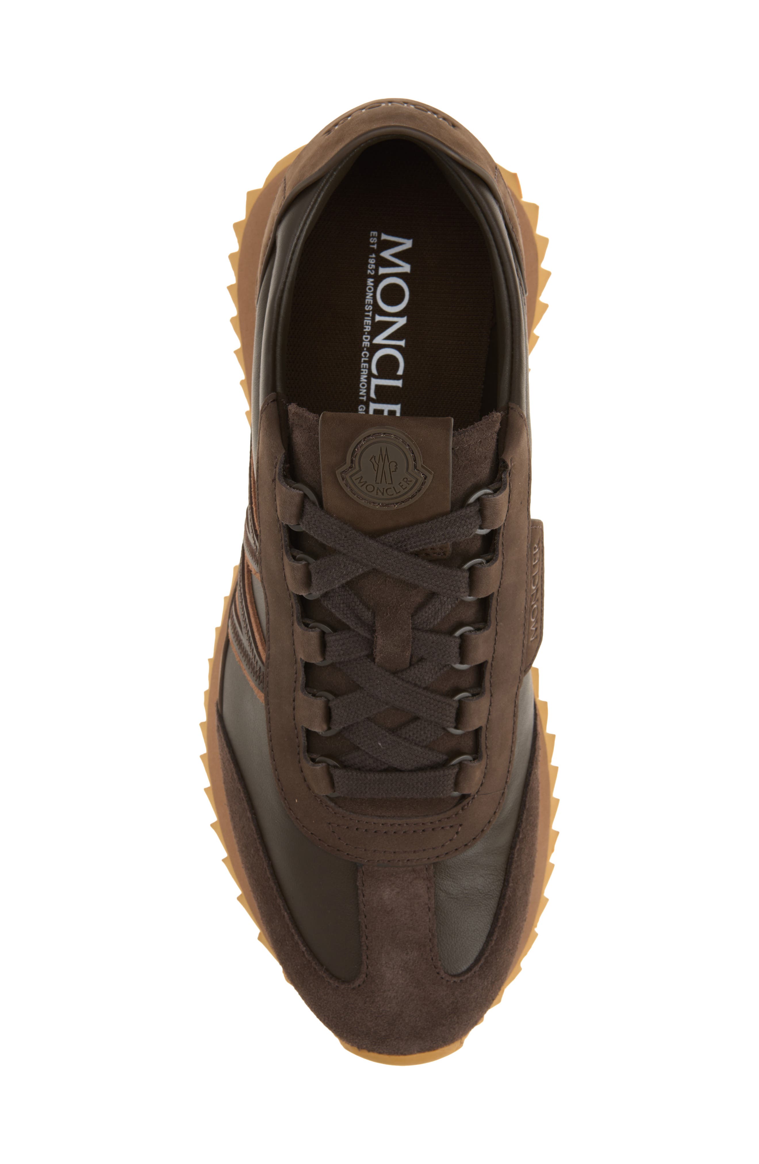 Moncler Pacey 2 Low Top Sneaker, Alternate, color, Deep Brown