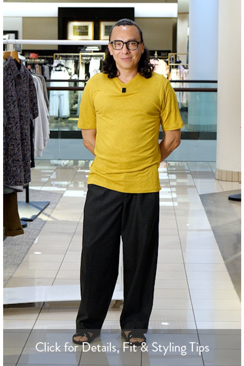 Slim Fit Linen Blend T-Shirt video