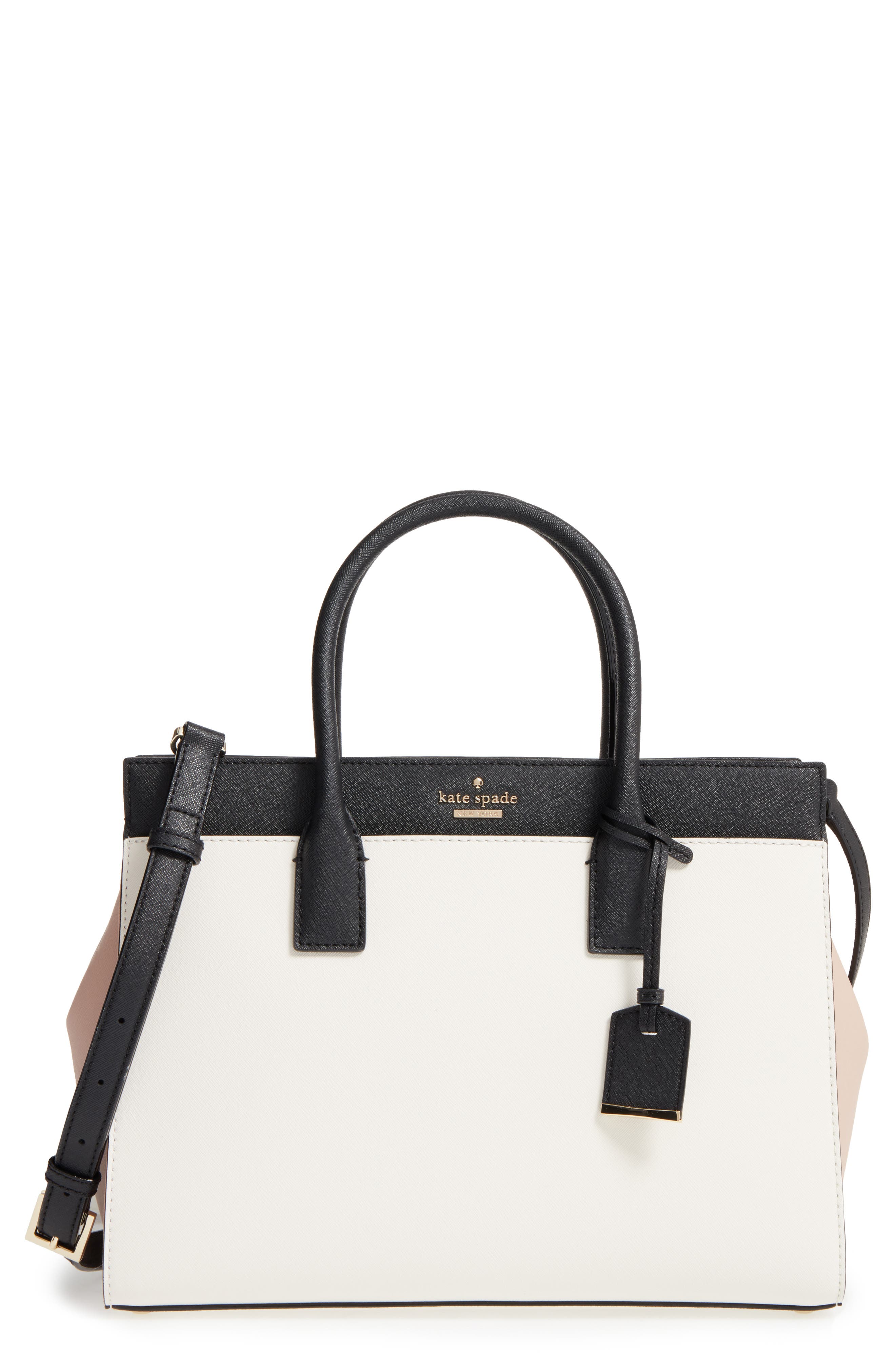 Kate Spade New York cameron street - candace leather satchel, Main, color, 