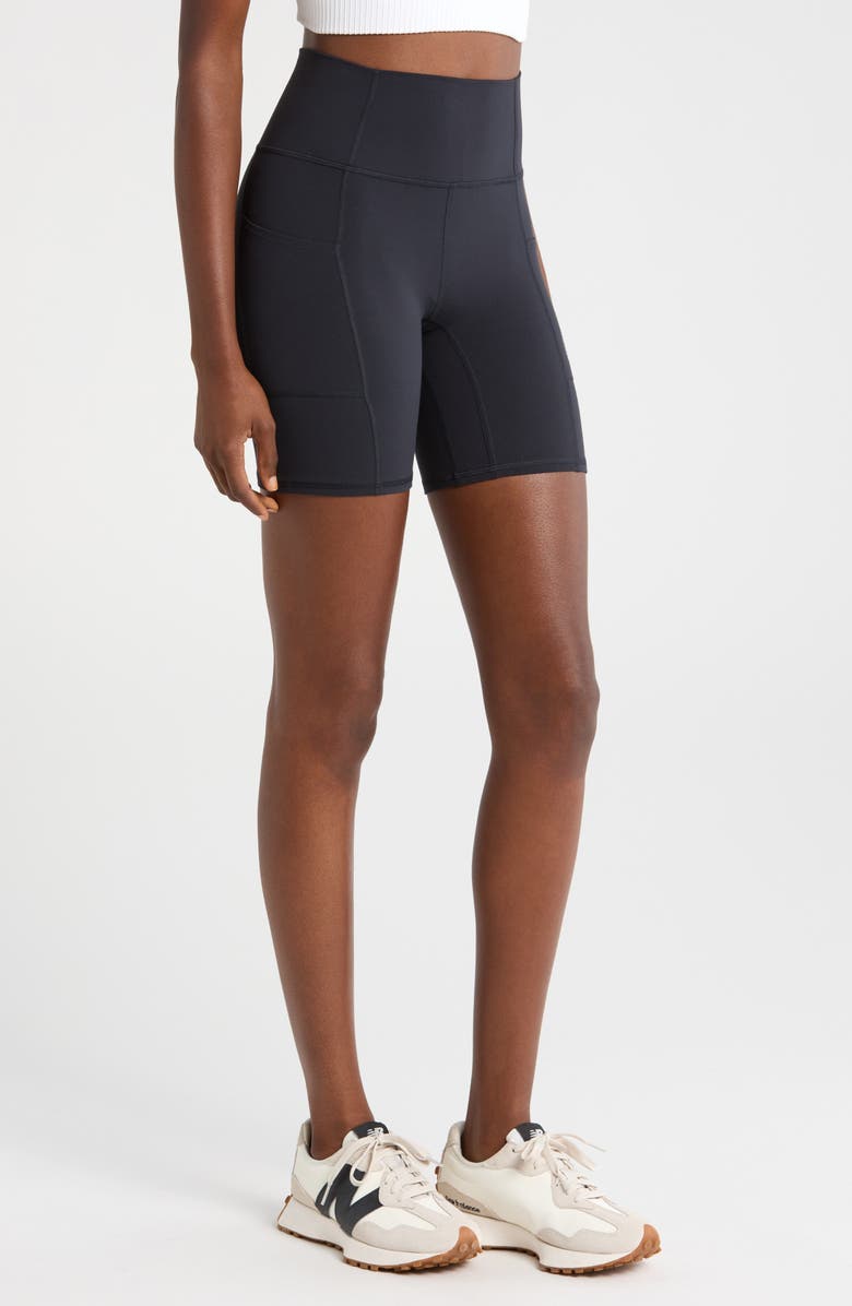 FP Movement by Free People FP Movement Never Better Pocket Bike Shorts, Alternate, color,