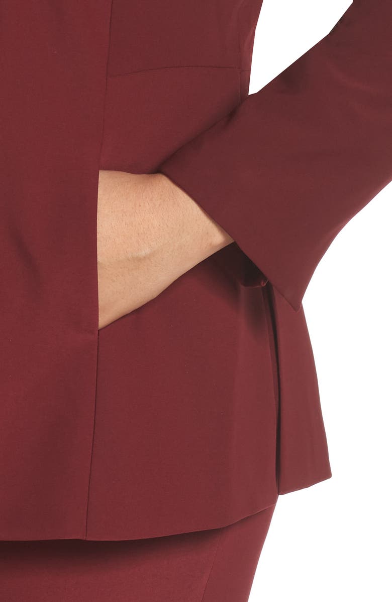 Sejour Open Front Sateen Blazer, Alternate, color, 