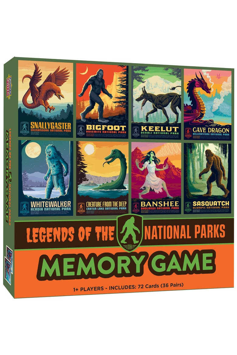 Legends of National Parks Memory Game, Main, color, Multicolor