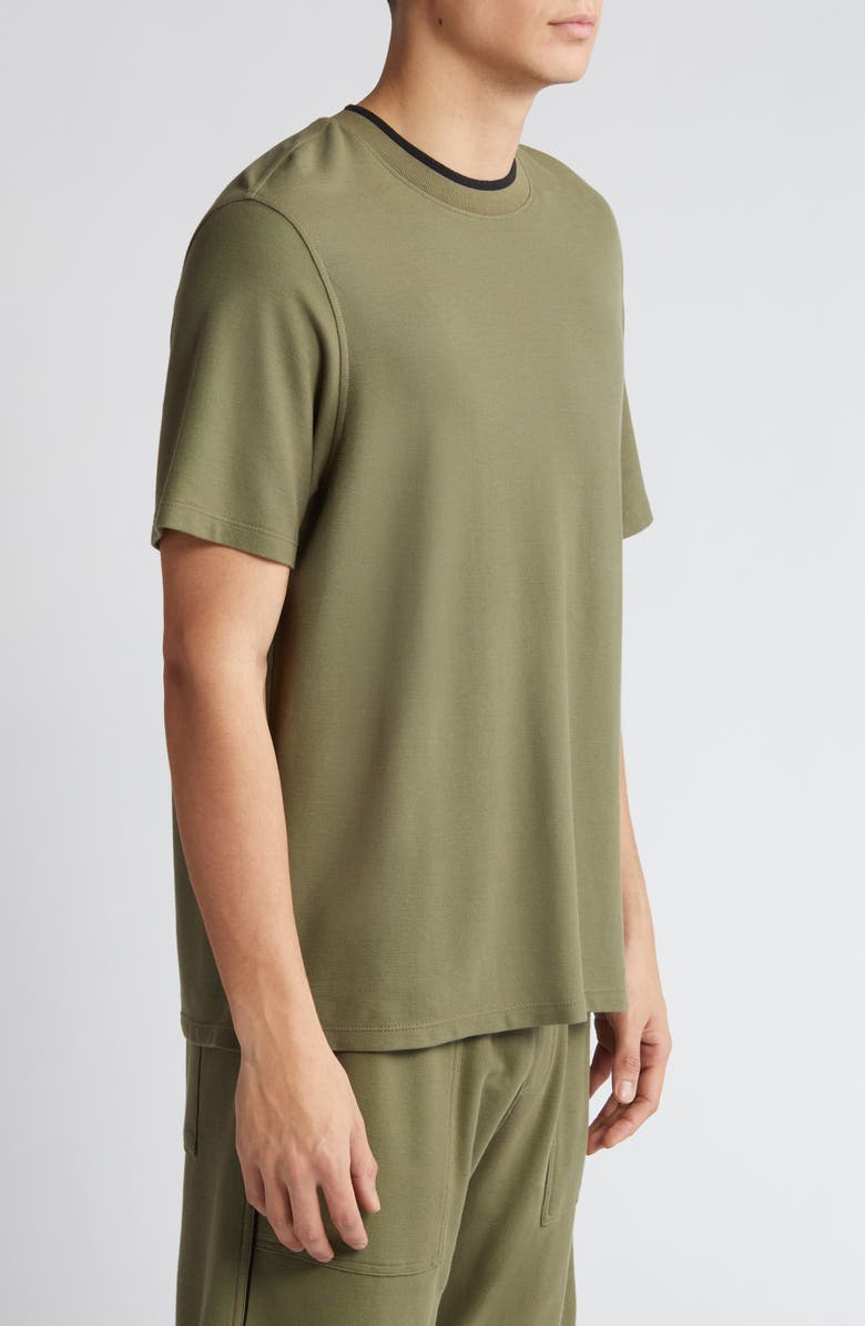 ATM Anthony Thomas Melillo Tipped Piqué T-Shirt, Alternate, color, 