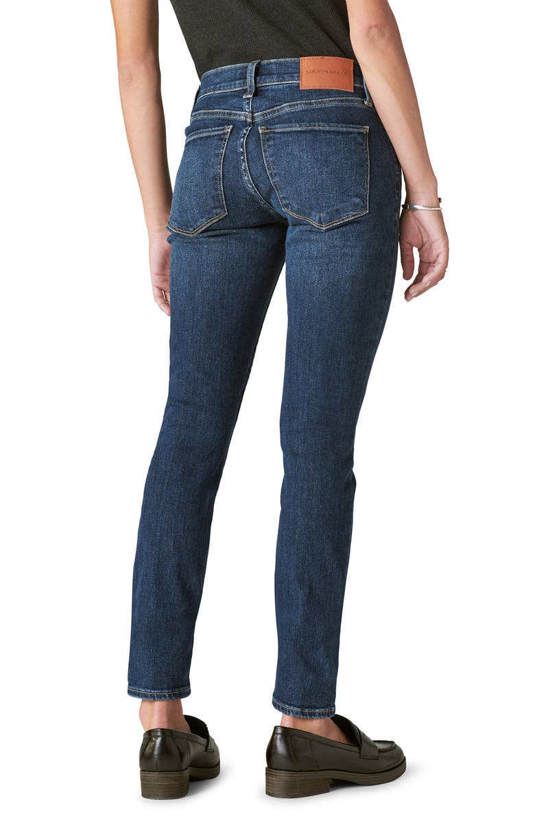 Lucky Brand Ava Mid Rise Skinny Jeans, Alternate, color, 