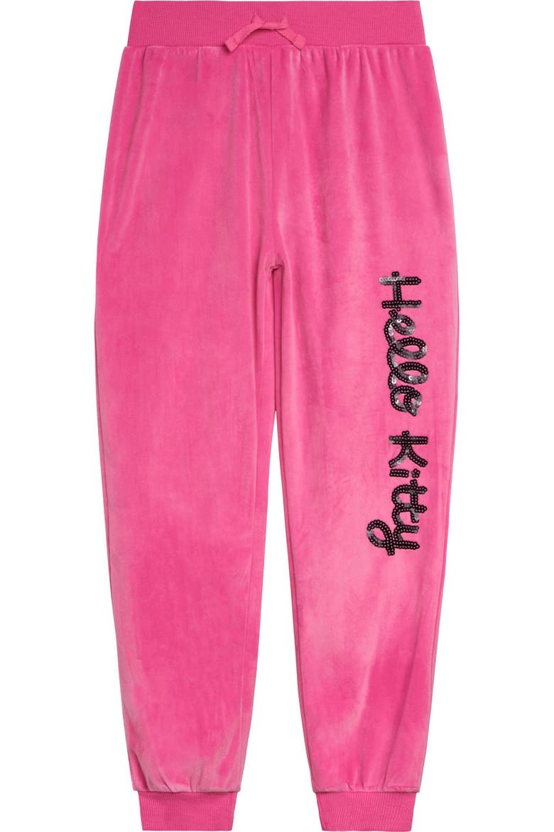 2-piece Sweatshirt And Joggers Set, Alternate, color, Hello Kitty Pink