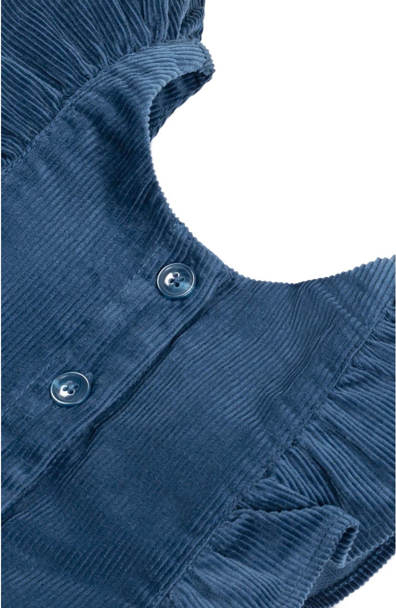 Hope & Henry Baby Girls' Organic Corduroy Ruffle Jumper, Infant, Alternate, color,