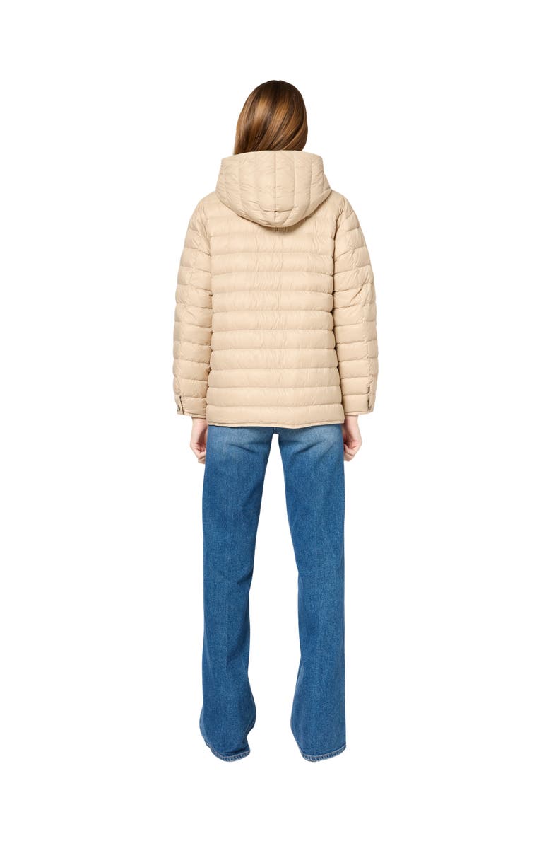 GERARD DAREL Serena Quilted Hooded Reversible Jacket, Alternate, color, Sand
