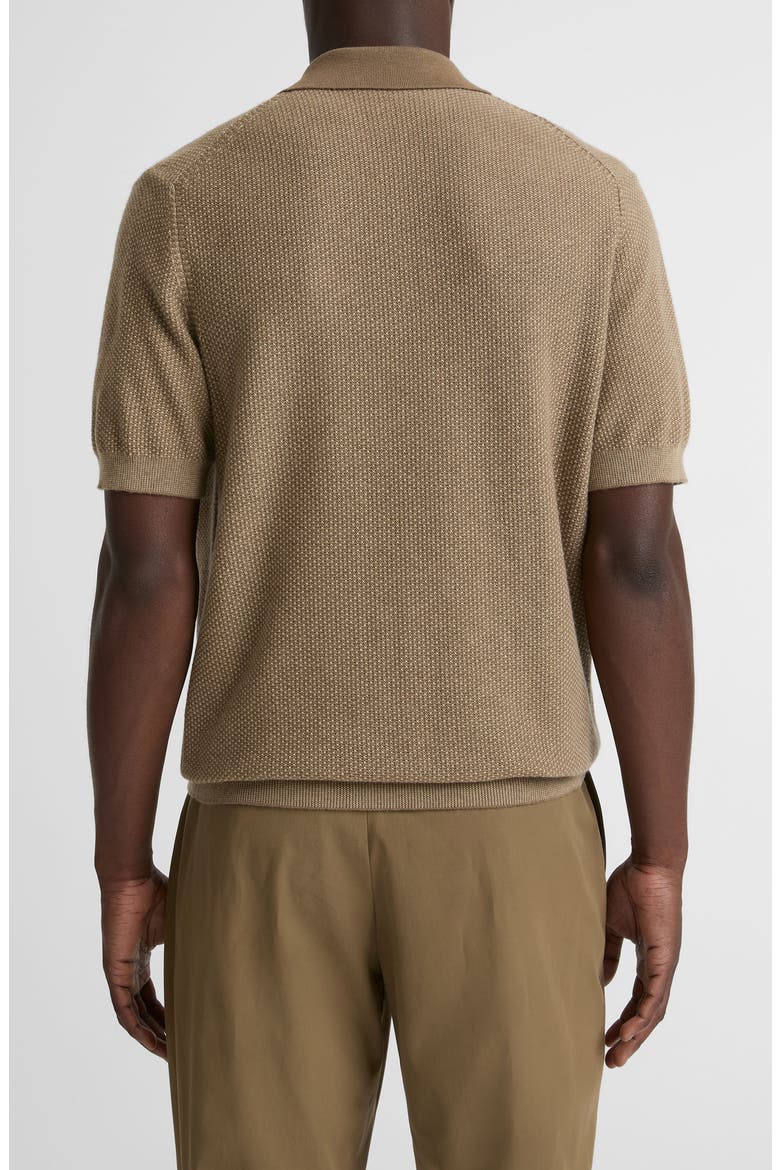 Geometric Jacquard Polo Sweater, Alternate, color, TETON/ RIVER SAND