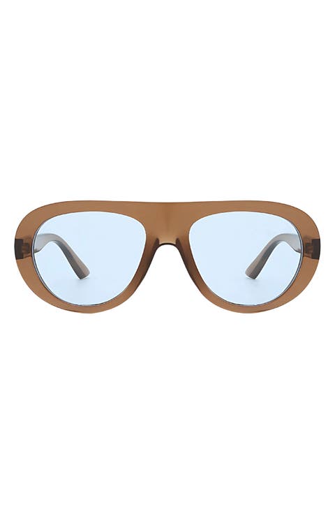 Oeane 55mm Polarized Aviator Sunglasses