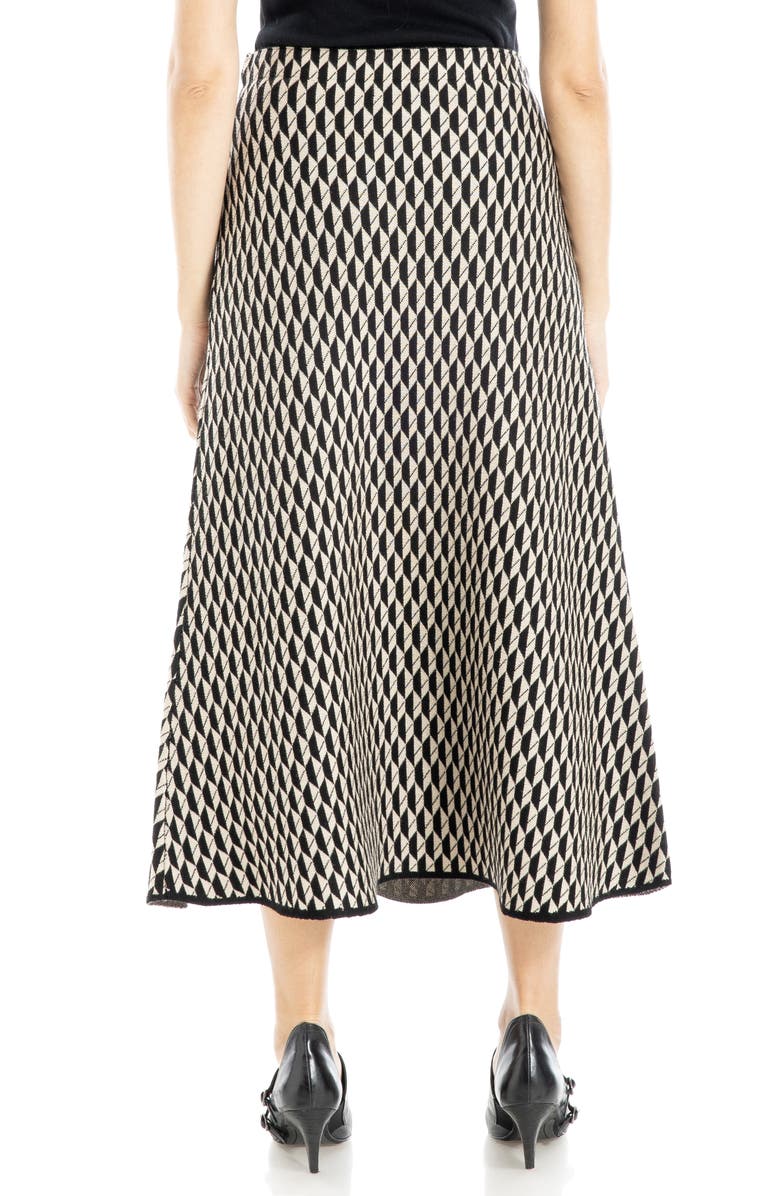 MAX STUDIO A-Lined Midi Sweater Skirt, Alternate, color,