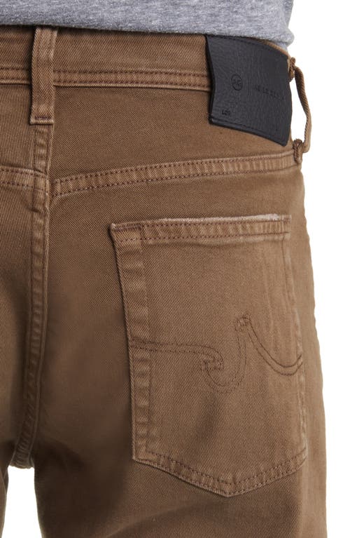 Ag Everett Slim Straight Leg Jeans In Brown