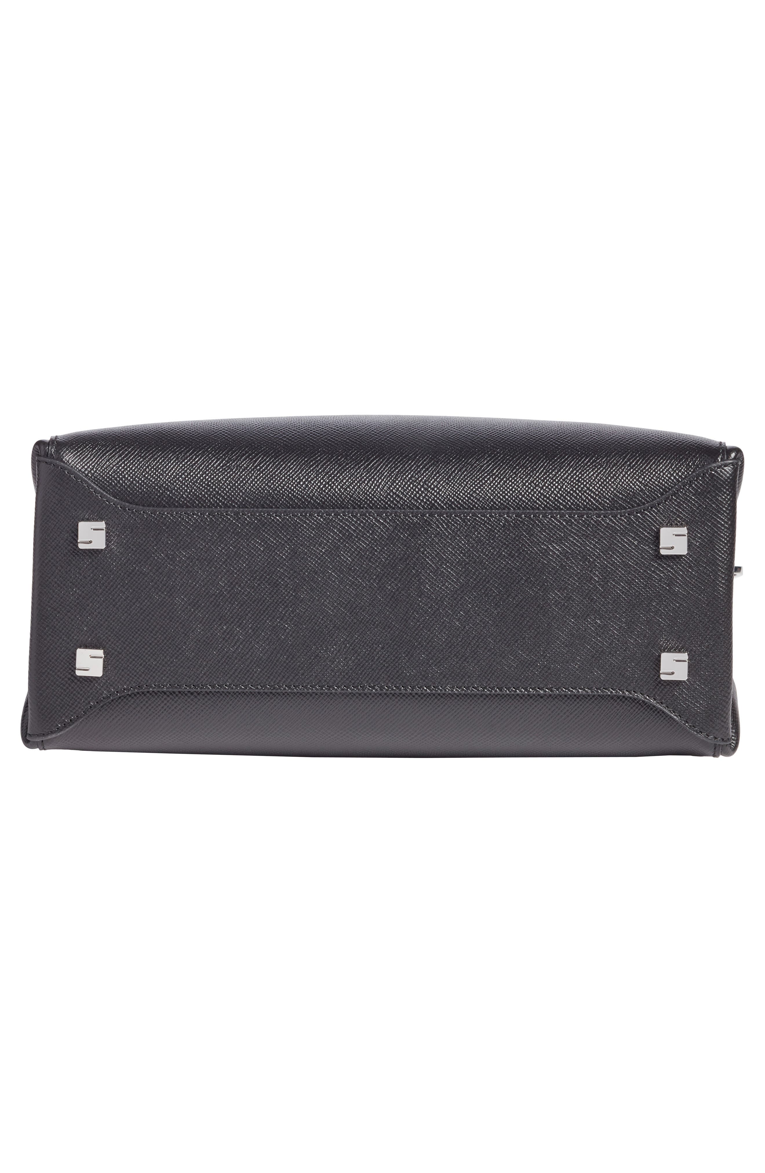 Serapian Milano Small Meline Evolution Leather Bag, Alternate, color, 