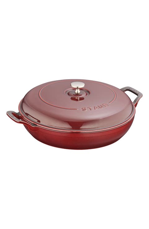 3.5-Quart Enameled Cast Iron Braiser