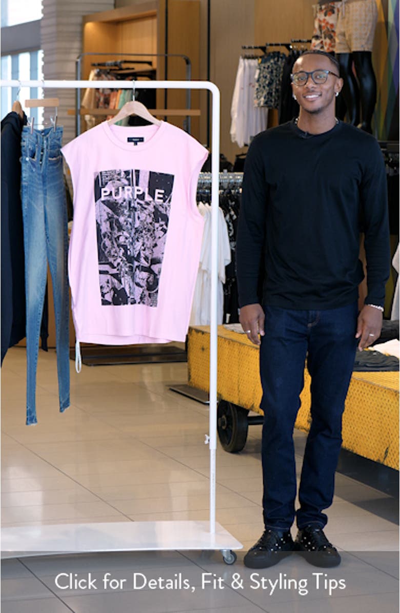 Textured Jersey Graphic Tank, sales video thumbnail